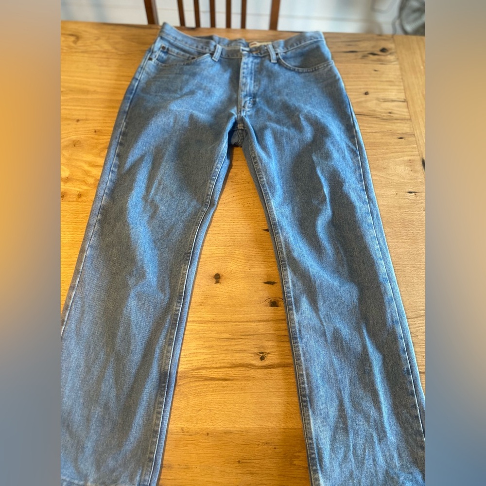 Wranglers‎ Regular Fit Classic Straight Leg Blue Women’s 33X30 Preloved